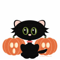 Halloween Black Cat Acrylic Cutout photo sculptures