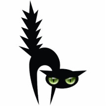 Halloween Black Cat Decoration Photo Cutouts