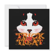 Halloween Black Cat Custom Announcements