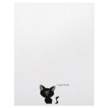 Halloween Black Cat letterhead