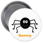 Halloween Black Spider Cute Button buttons