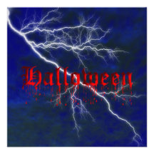Halloween Blood Dripping Invitation Template