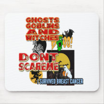 HALLOWEEN BREAST CANCER MOUSE PADS
