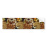 Halloween cake and pie bumper stickers