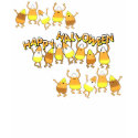 Halloween Candy Corn Black T-Shirt.