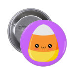 Halloween Candy Corn Button
