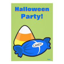 Halloween - Candy Party Custom Invite