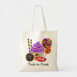 Halloween Candy Trick Or Treat Lollipop Candy Corn Canvas Bags