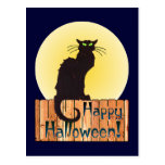HALLOWEEN CAT by SHARON SHARPE Post Card