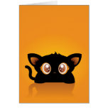 Halloween cat card