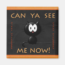 Halloween Cat Frig Magnet!
