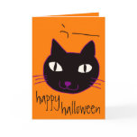 Halloween Cat Photo Greeting Card グリーティング・カード