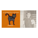 Halloween Cat Picture Card