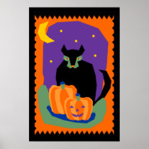 Halloween Cat Posters