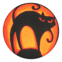 Halloween Cat Sticker