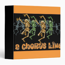 Halloween Chorus Line Binders