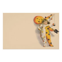 Halloween Clowns Personalized Stationery