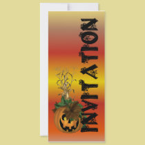 Halloween Cobwebs invitations