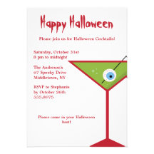 Halloween Cocktail Party Invitation