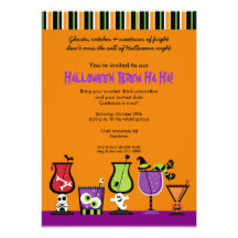 Halloween Cocktail Party Invitation