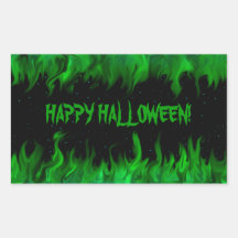 HALLOWEEN CONTENTS ! AUTOCOLLANT EN RECTANGLE
