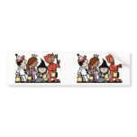 Halloween-Costume bumper stickers