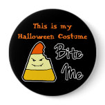 Halloween Costume Large Button