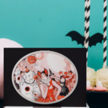 Halloween Costume Party Greeting Cards