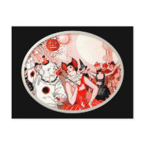 Halloween Costume Party Postcard