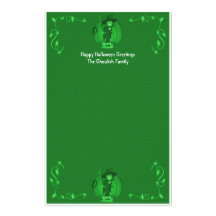 Halloween Creepy Kid Witches Stationery