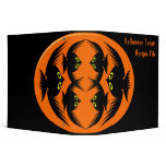 Halloween Crows Custom Recipie File binders