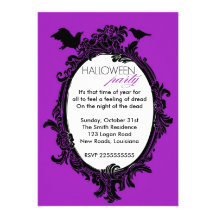 Halloween Custom Invitations