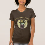 Halloween Cute Witch Black  T-Shirt