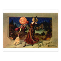 Halloween Dance Postcard