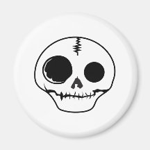 halloween death fridge magnets