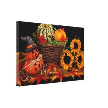 Halloween Decoration Gallery Wrapped Canvas