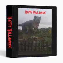 Halloween dinasaur binders