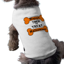 halloween dog treats dog tee shirt