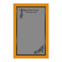 Halloween Elfin Witches Stationery