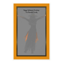 Halloween Elfin Witches Stationery