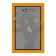 Halloween Elfin Witches Stationery