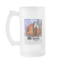 Halloween Fairy  Forsted Beer Mug