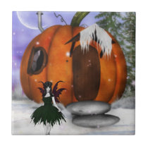 Halloween Fairy  Trivet or Tile
