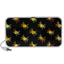 Halloween Fire Spiders Portable Speakers