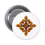 Halloween Fleur de lis Buttons