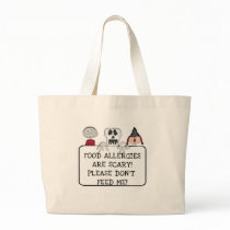 Halloween Food Allergies Tote Bags