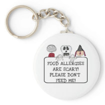 Halloween Food Allergies Key Chain
