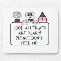 Halloween Food Allergies Mouse Pad