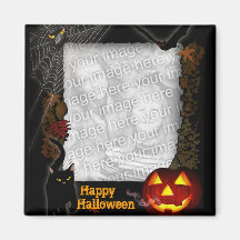 Halloween Frame Fridge Magnet