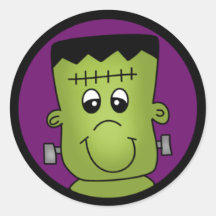 Halloween Frankie Sticker